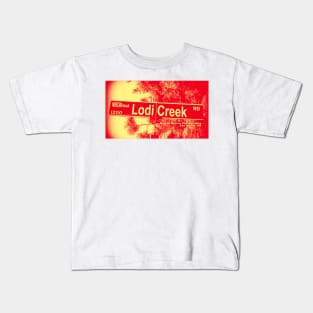 Lodi Creek Road, San Dimas, California by Mistah Wilson Kids T-Shirt